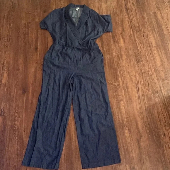 a new day Pants - A New Day Denim Jumpsuit Indigo with Side Pockets